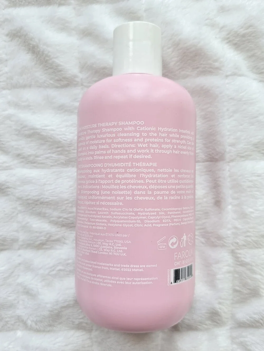 new Chi x Barbie Moisture Therapy Shampoo Limited Edition Luxury Salon Haircare